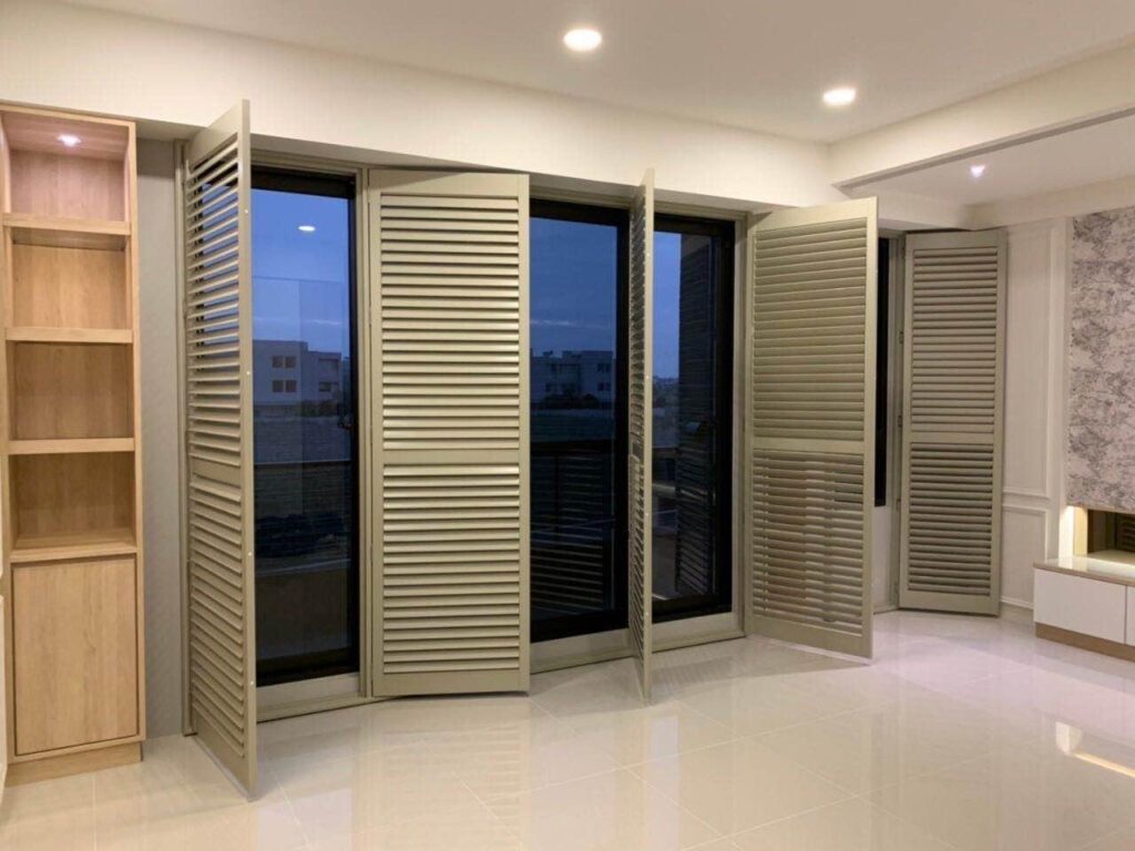 Louvered doors