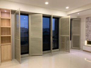 Louvered doors