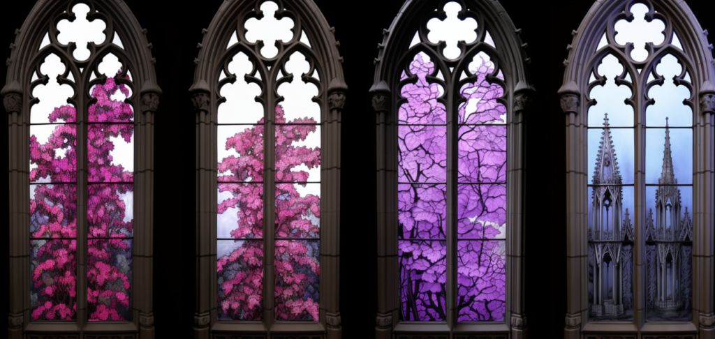 stained glass window