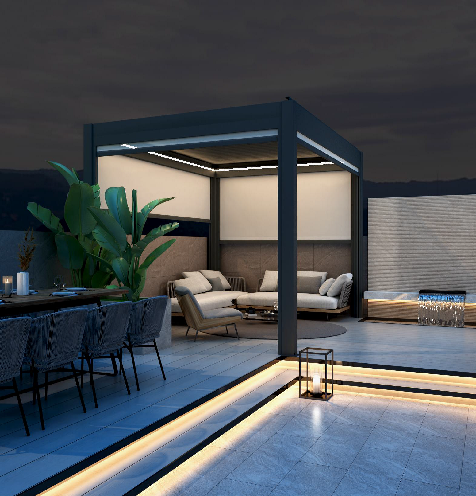 aluminum pergola example